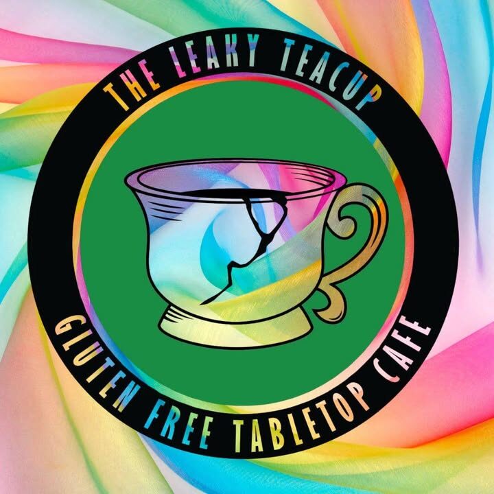 Leaky Teacup (Retford Tabletop Cafe) logo